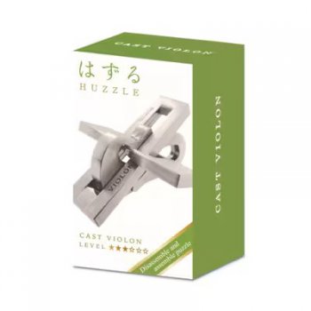 Mini Huzzle Cast Puzzle Violon (stbrn)