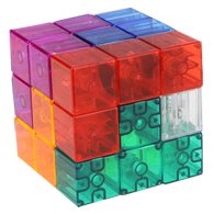 Magnetick kostka soma YongJun Magic Magnetic Cube Building Blocks Transparent Random Colors