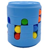 Věž skoro babylonská - drobná YLG Pop-top Can Spinner Magic Ball Puzzle Blue