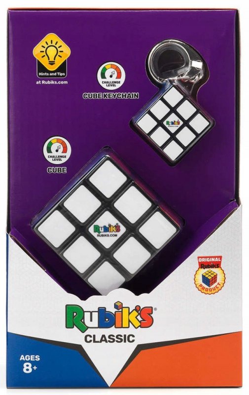 Spin Master Rubikova kostka 3x3x3 plus 3x3x3 přívěšek OC