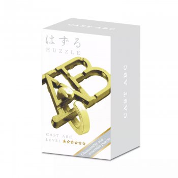 Mini Huzzle Cast Puzzle ABC Gold Zlata