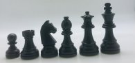 Šachy  figury EBEN cerno bila , KH 95 mm