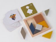 RECENTTOYS Tangram 4 elementy - zem