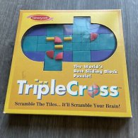 Binary Arts Brand Handheld Puzzle Game Triple Cross