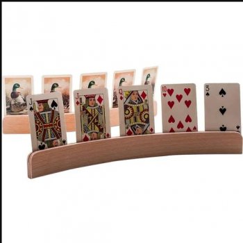 Stojan na karty devn drk stedn