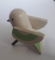 Pták v kleci zelená vlna
